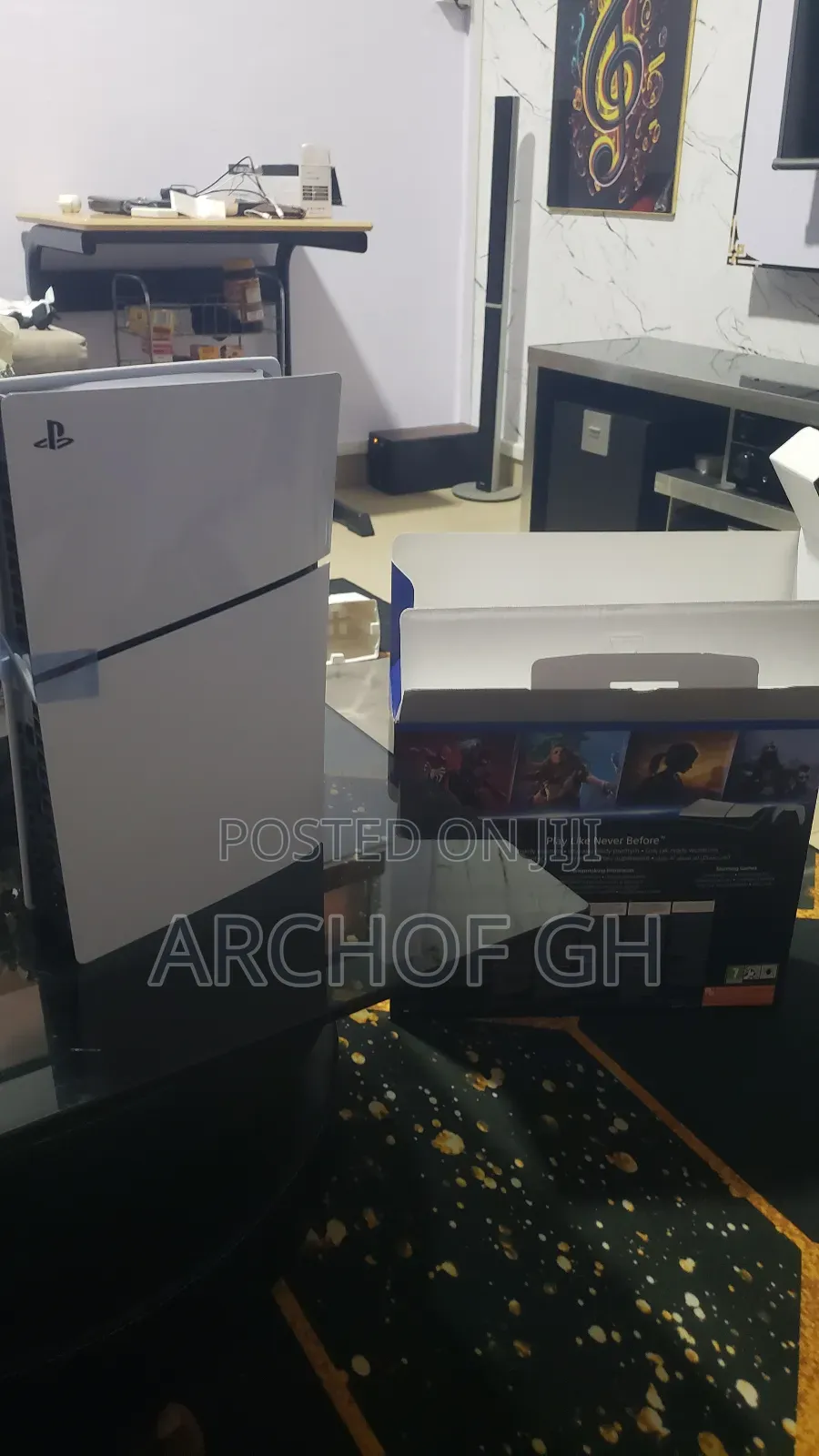 Two Weeks Used Playstation 5 Slim With One Controllers and Games
