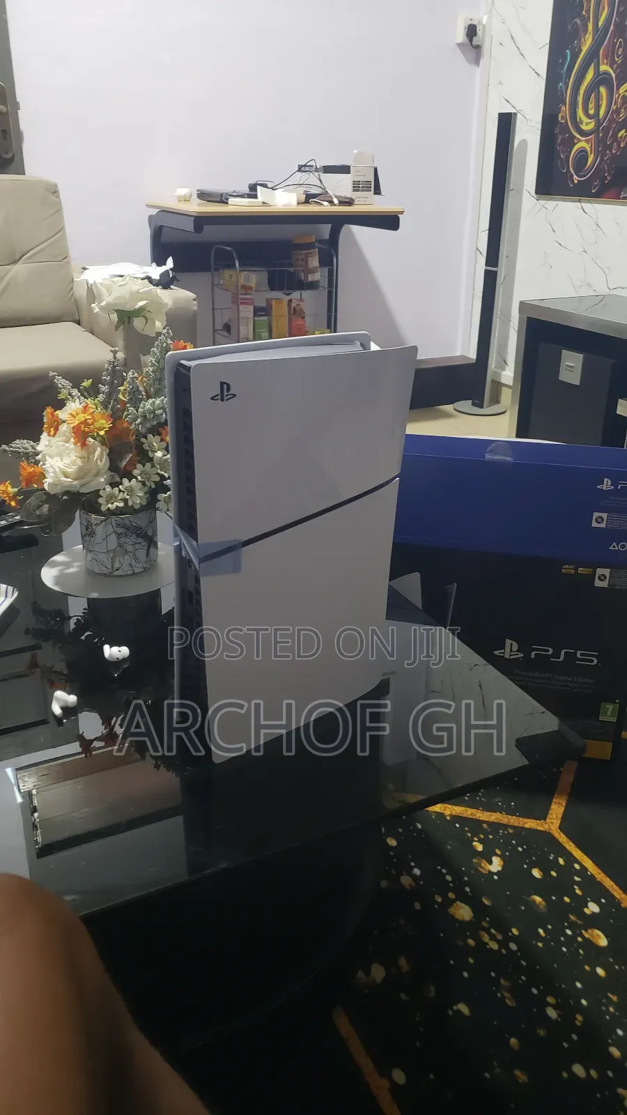 Two Weeks Used Playstation 5 Slim With One Controllers and Games