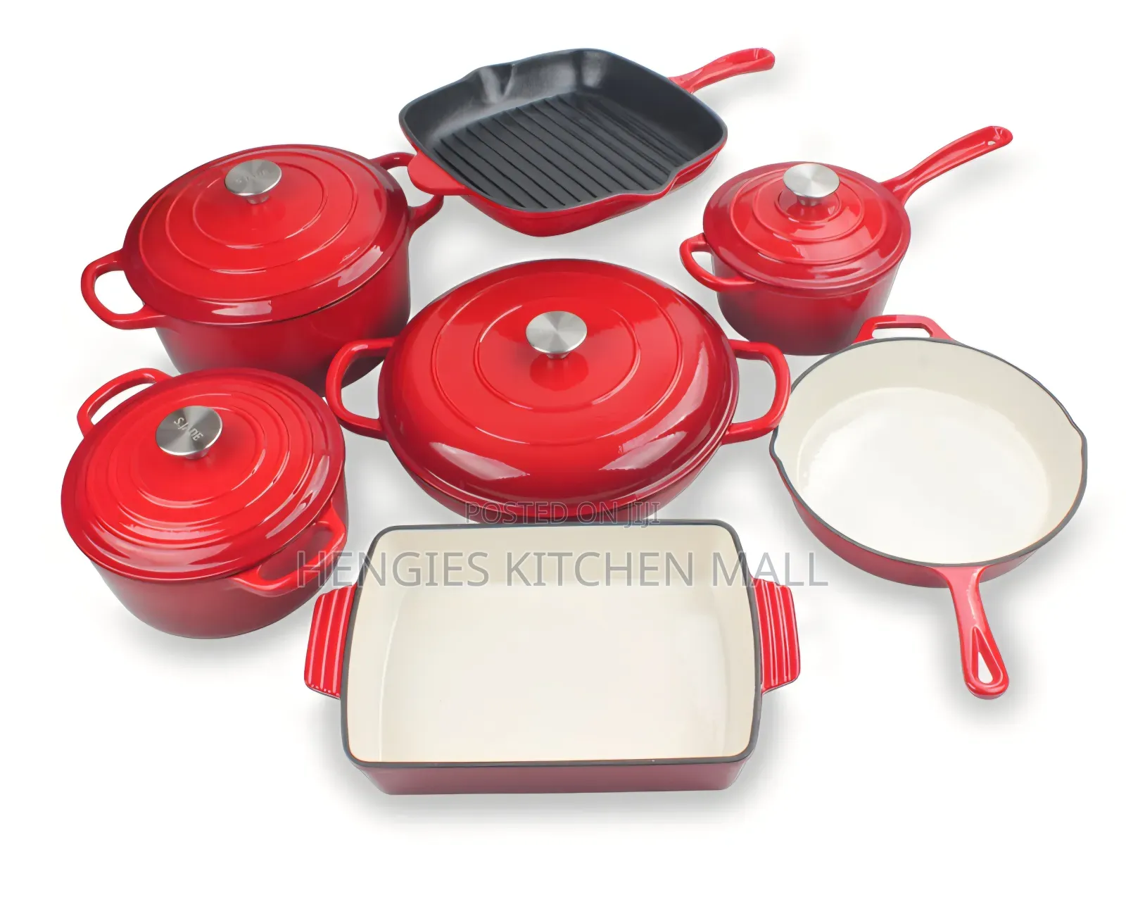 11-piece Cast Iron Cookware