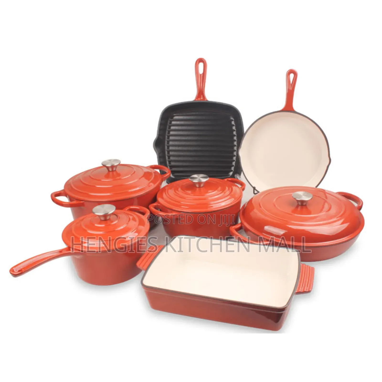 11-piece Cast Iron Cookware