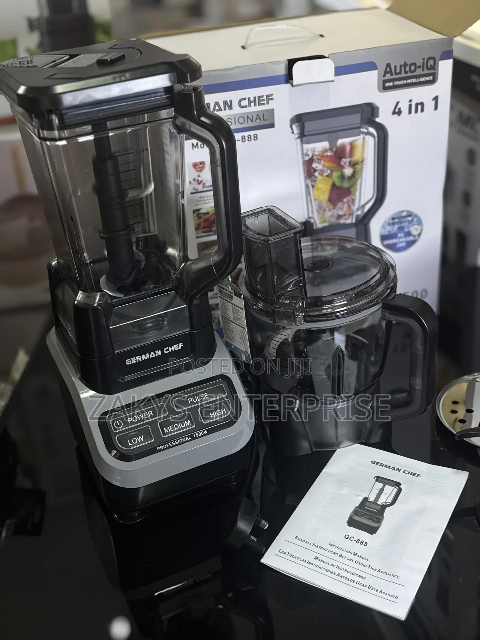 German Chef Auto Iq Professional Blender 4in1