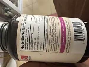 Cranberries Fruit + Vit C Capsules Extra Strength