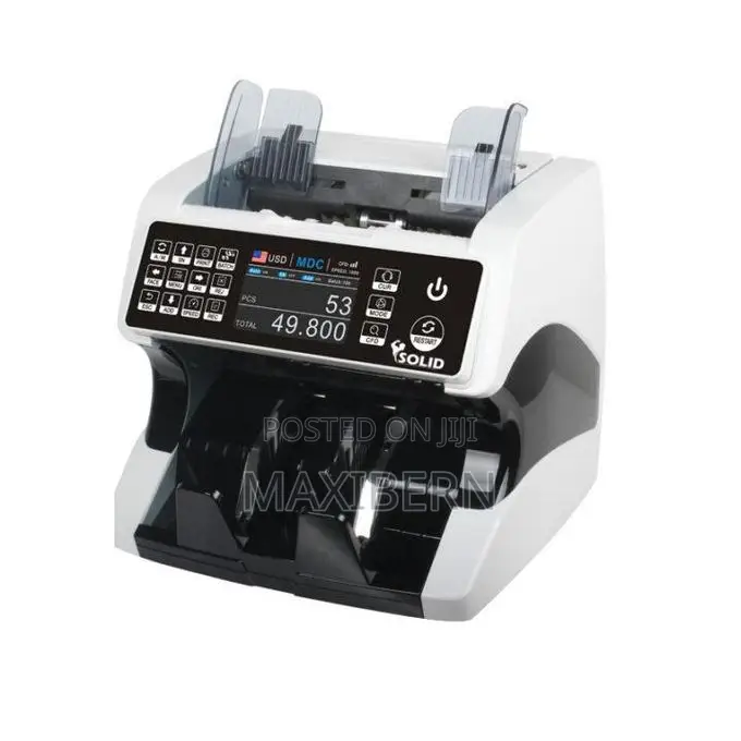 Intelligent Mixed-Value Money Counting Machine With Uv/Mg Detection
