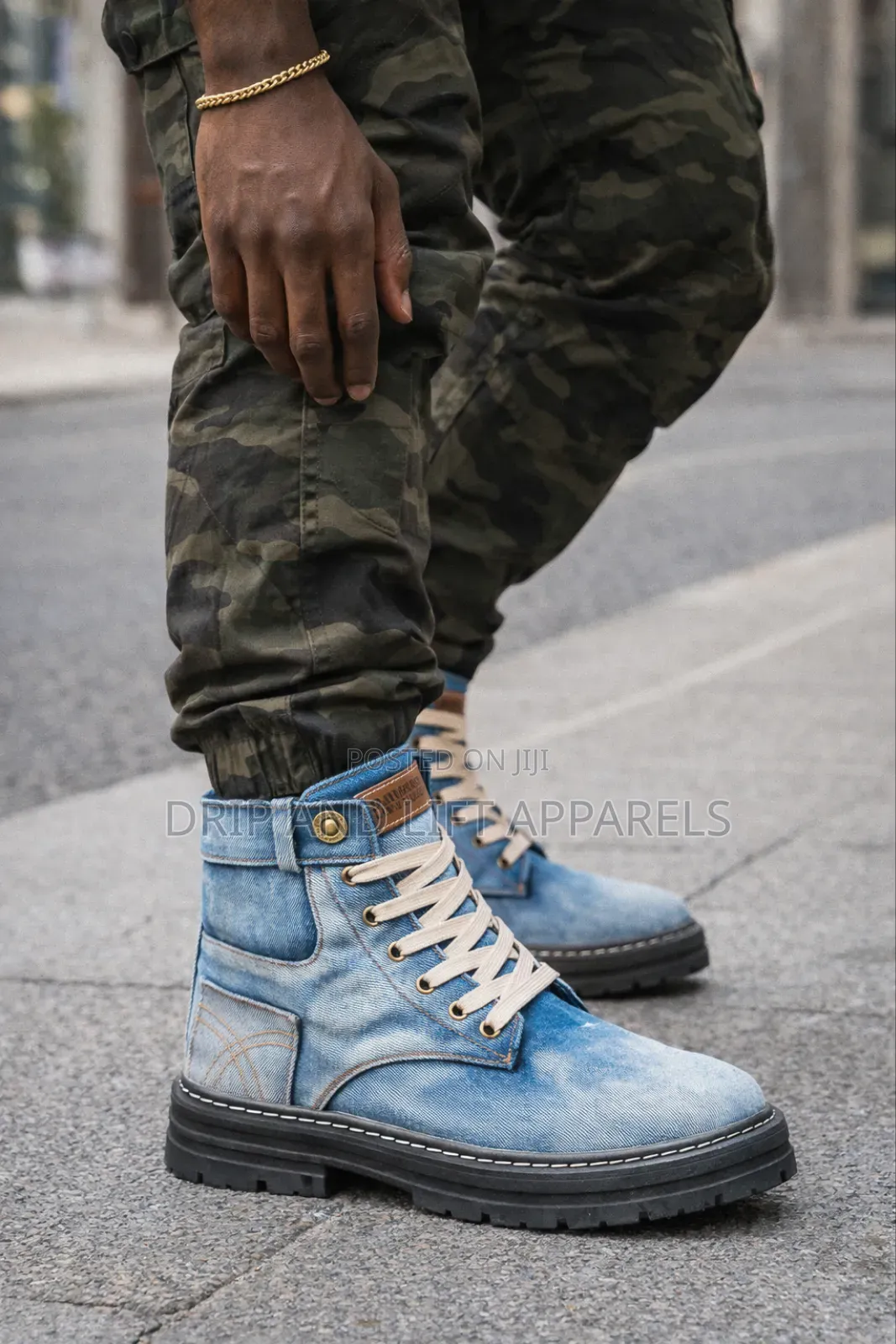 Denim Mens Boots