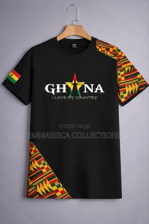 Ghana Kente Branded T-Shirt