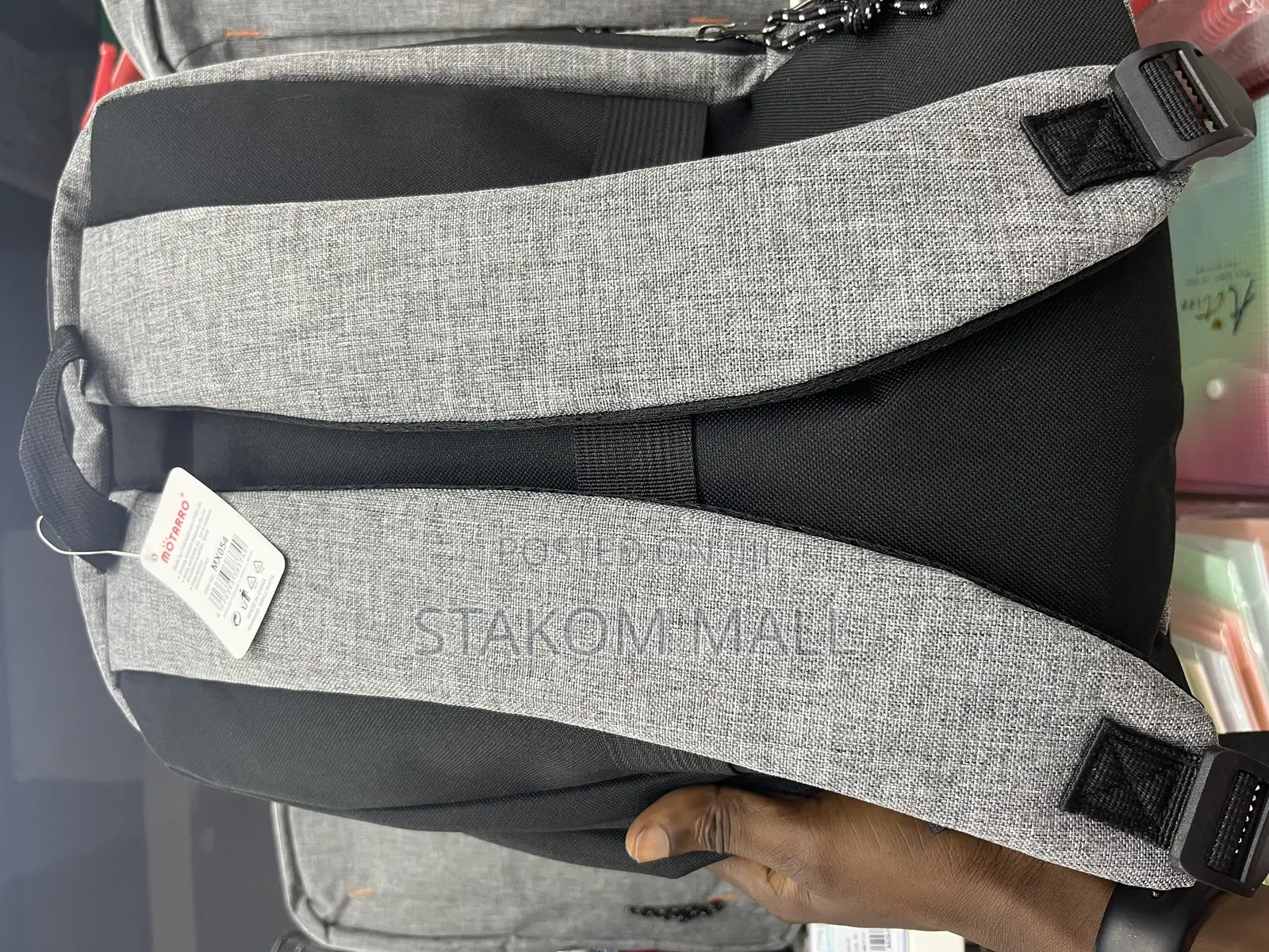 Computer Backpack - Gray and Black