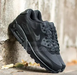 Nike Air Max 90 Sneakers in a Triple Black