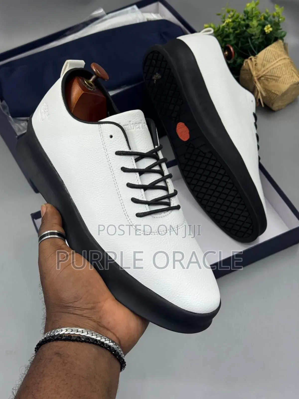 Timberland Durable Leather Lace Up Shoes.