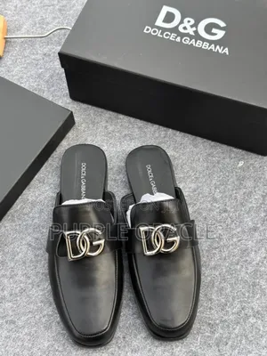 Dolce Gabbana Leather Half Shoes.