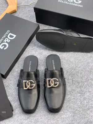 Dolce Gabbana Leather Half Shoes.