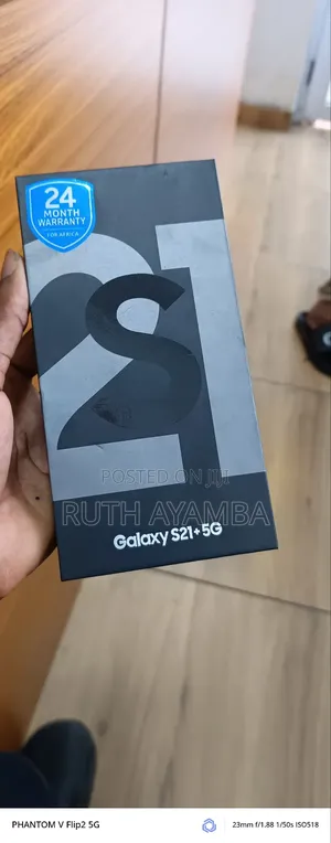New Samsung Galaxy S21+ 5G 128 GB Black