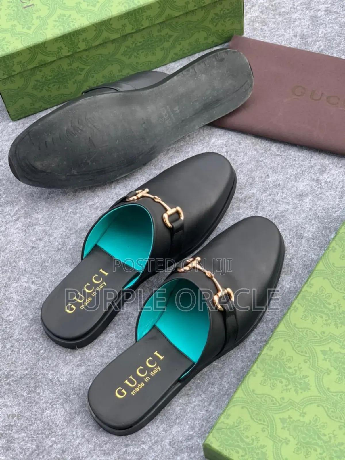 Gucci Leather Half Shoes