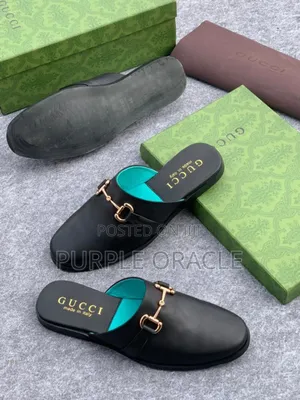 Gucci Leather Half Shoes