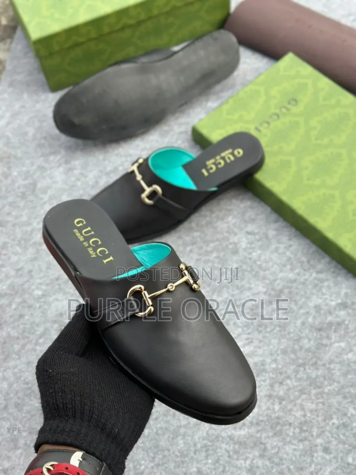 Gucci Leather Half Shoes