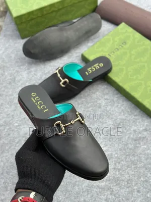Gucci Leather Half Shoes
