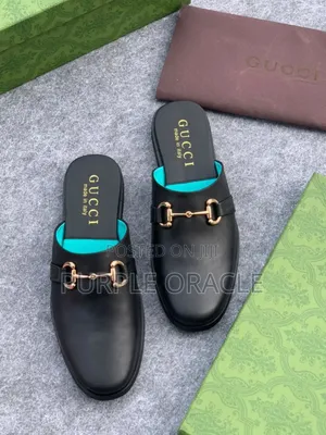 Gucci Leather Half Shoes