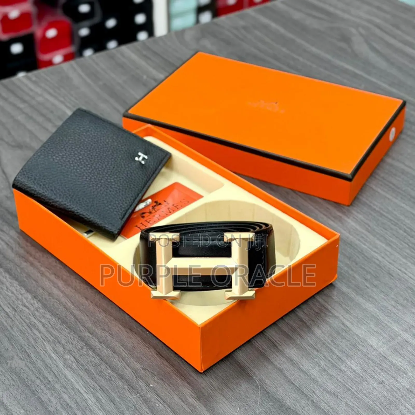 Hermes Men's Belt and Wallet