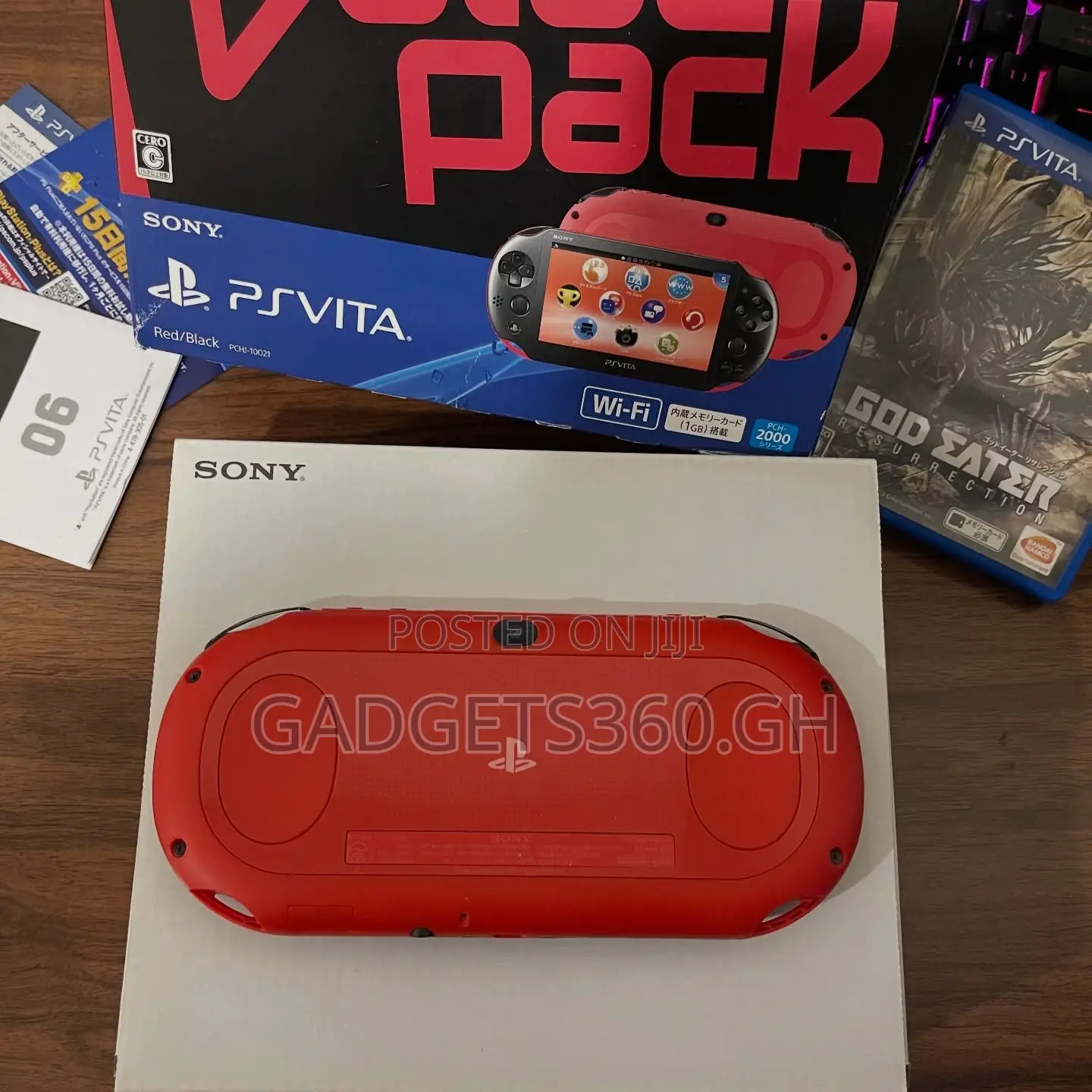 Sony Psvita Slim (32gb Black/Red)