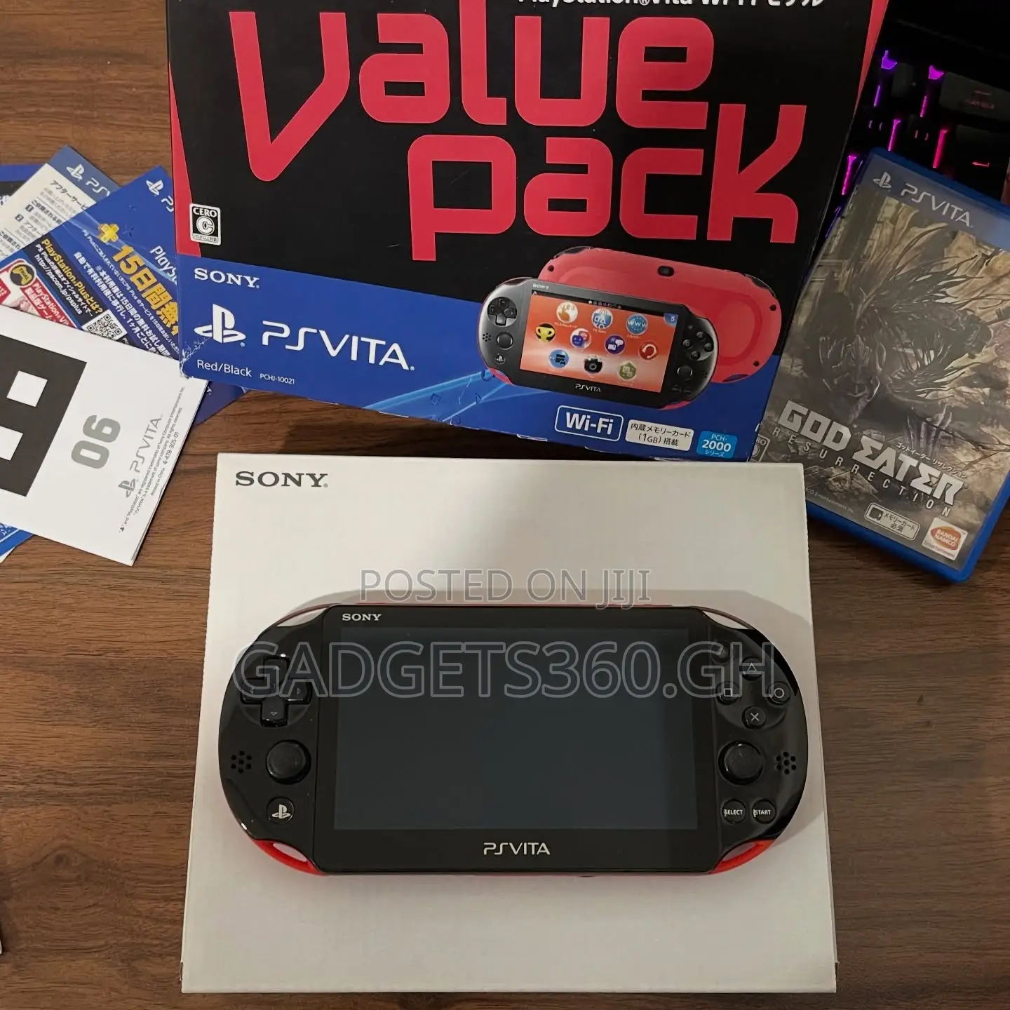 Sony Psvita Slim (32gb Black/Red)