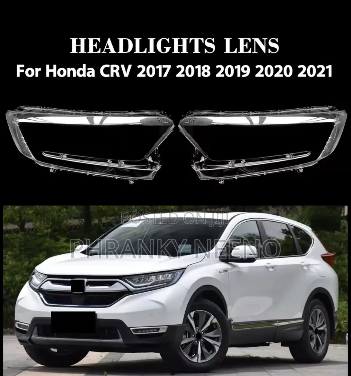 Honda CRV Headlight Glass New