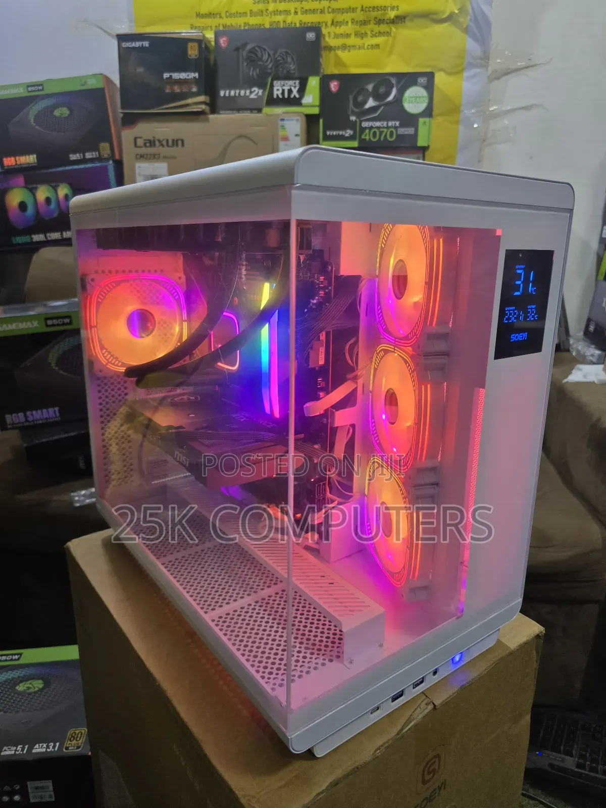 New Desktop Computer 32GB AMD Ryzen 7 SSD 2T