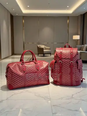 Luxury Signature Travel Set – Designer Duffel Backpack Duo