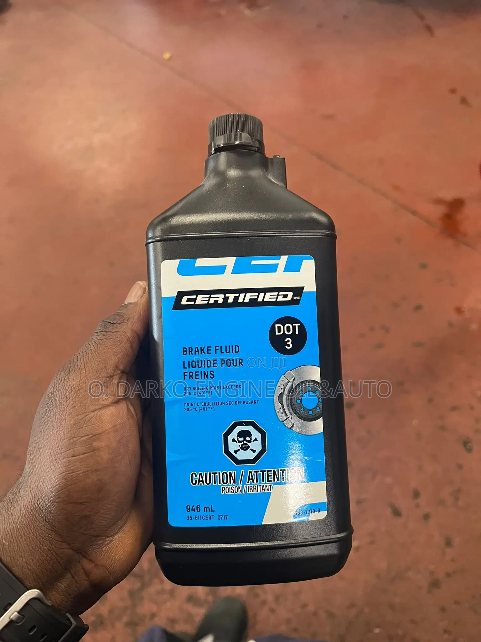 Certified Brake Fluid Dot3 946ml