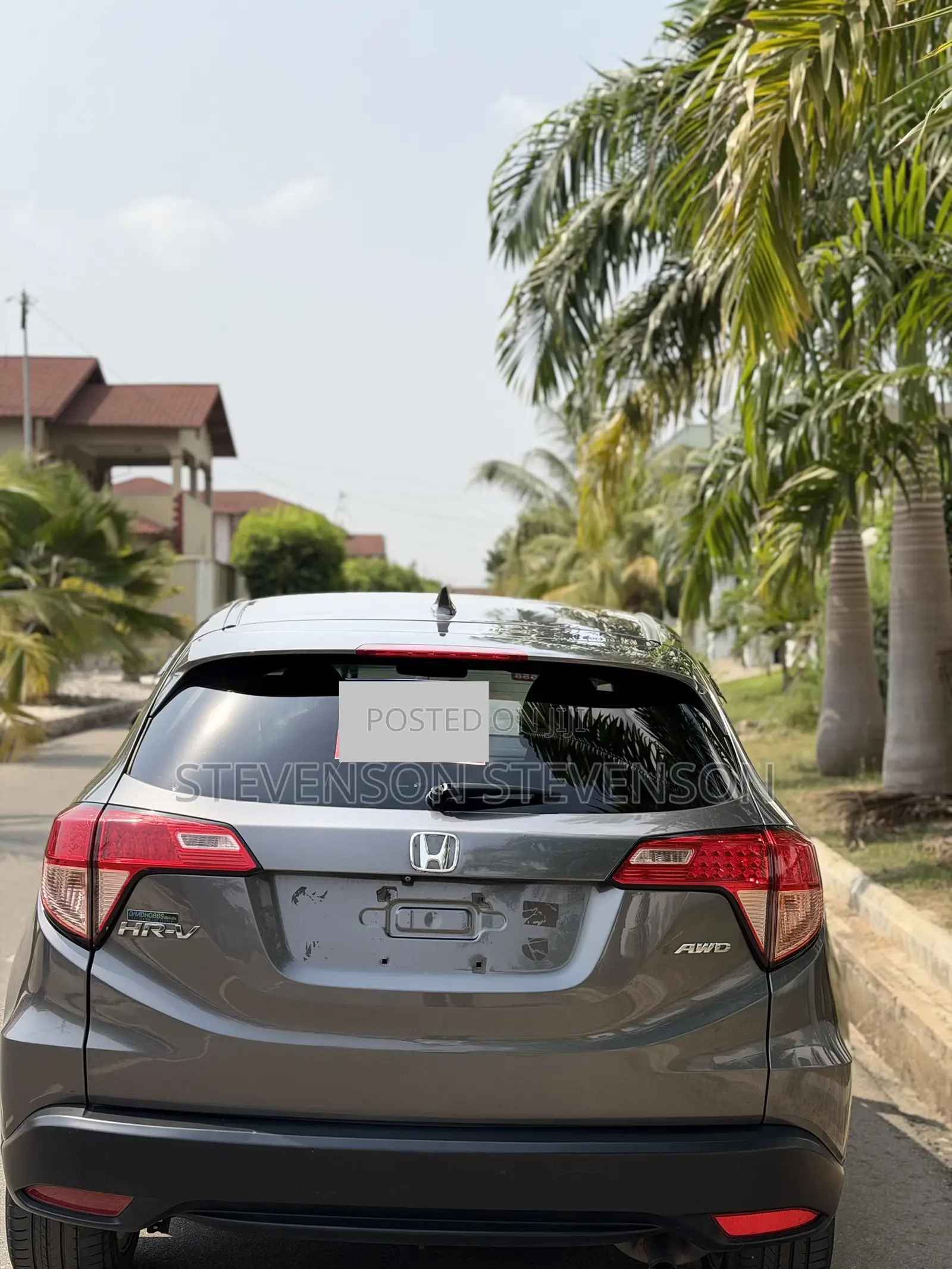 Honda HR-V EX-L w/Navigation AWD 2018 Gray