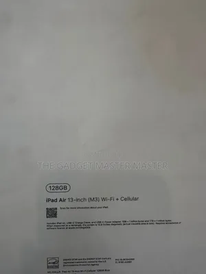 New Apple iPad Air 13 (2025) 256 GB