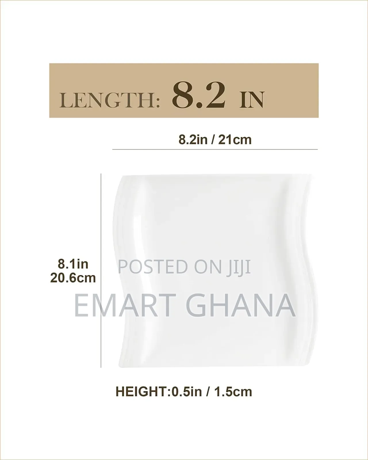Dinner Plates, 8.2 Inch Porcelain White Dinner Plates Set Of 6 Ceramic