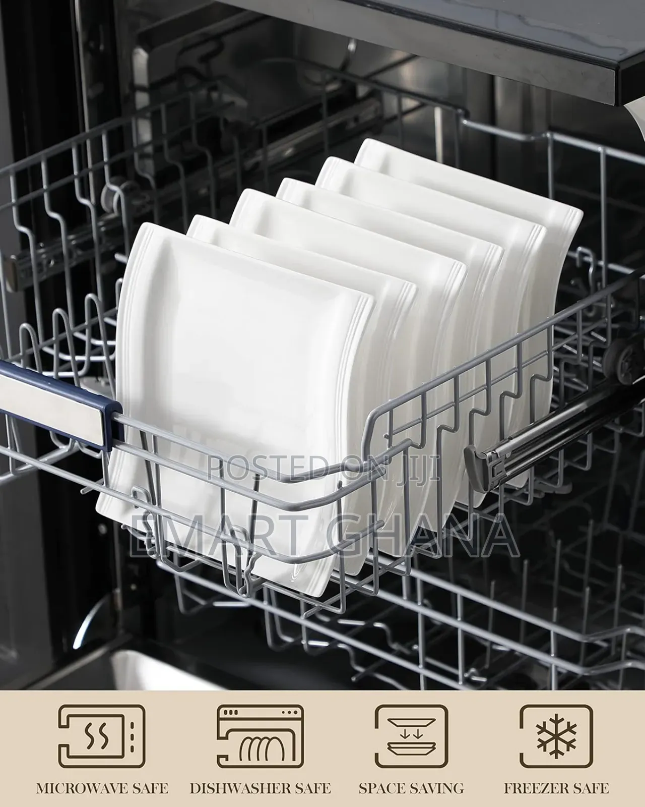 Dinner Plates, 8.2 Inch Porcelain White Dinner Plates Set Of 6 Ceramic