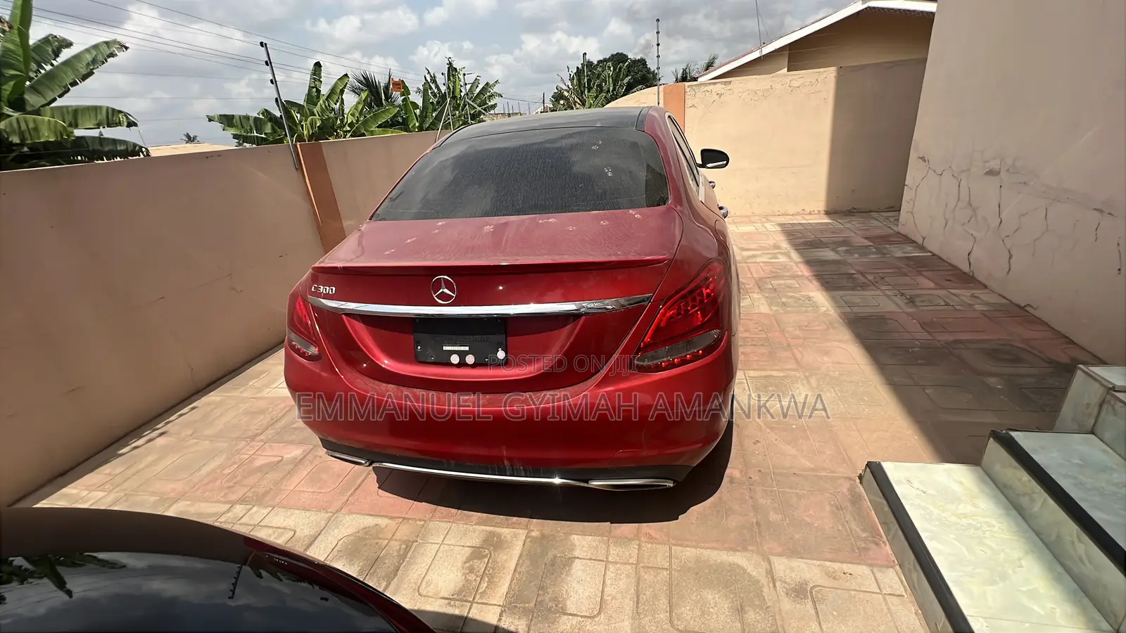 Mercedes-Benz C300 Base 4Matic Sedan AWD (2.0L 4cyl 7A) 2016 Red