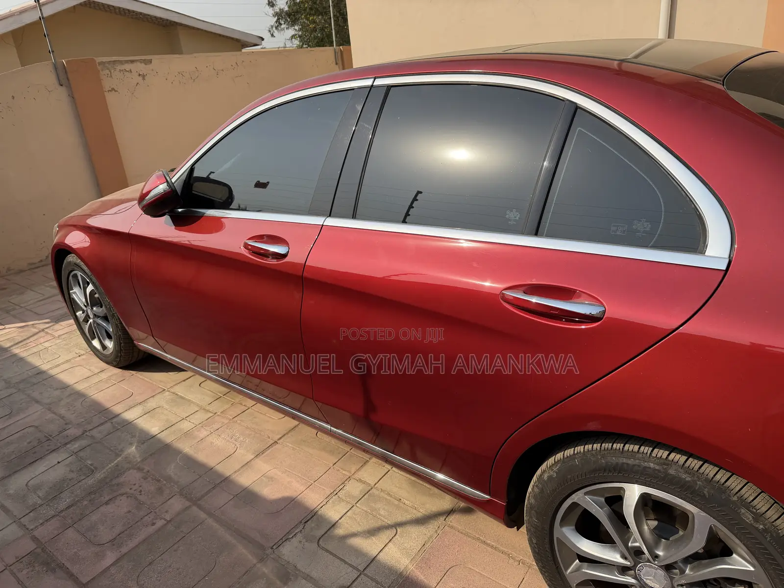 Mercedes-Benz C300 Base 4Matic Sedan AWD (2.0L 4cyl 7A) 2016 Red