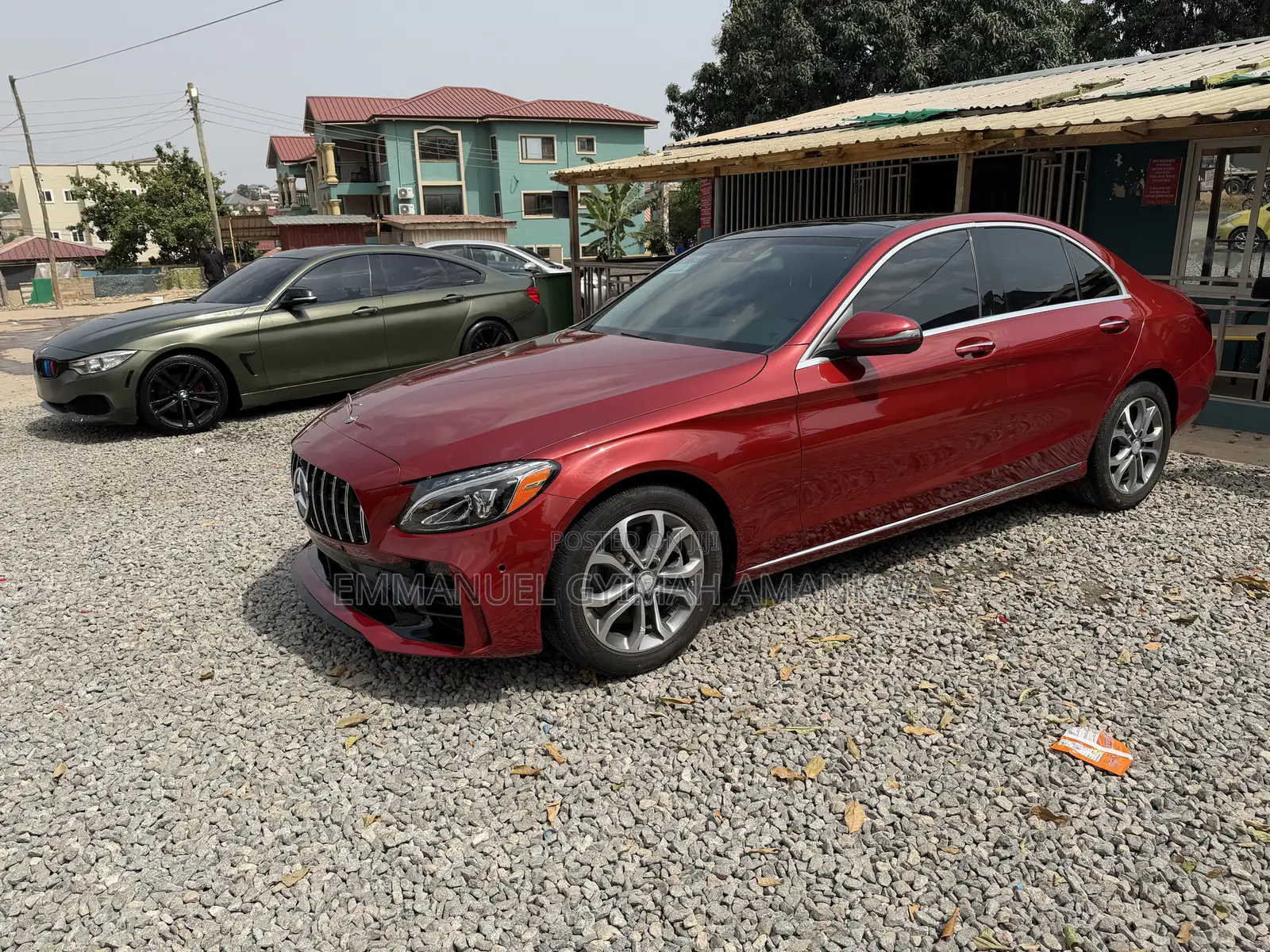 Mercedes-Benz C300 Base 4Matic Sedan AWD (2.0L 4cyl 7A) 2016 Red