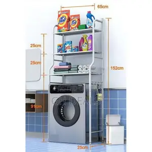 Toilet/ Bathroom Storage Rack, Shelve Organizer, Space Saver