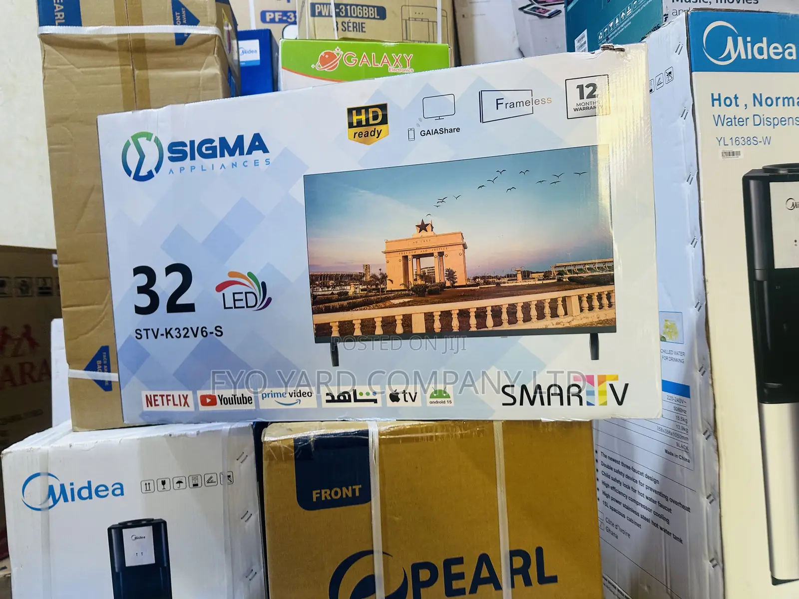Sigma Led Tv 32" Sat Smart FHD Sig-K32v6-S