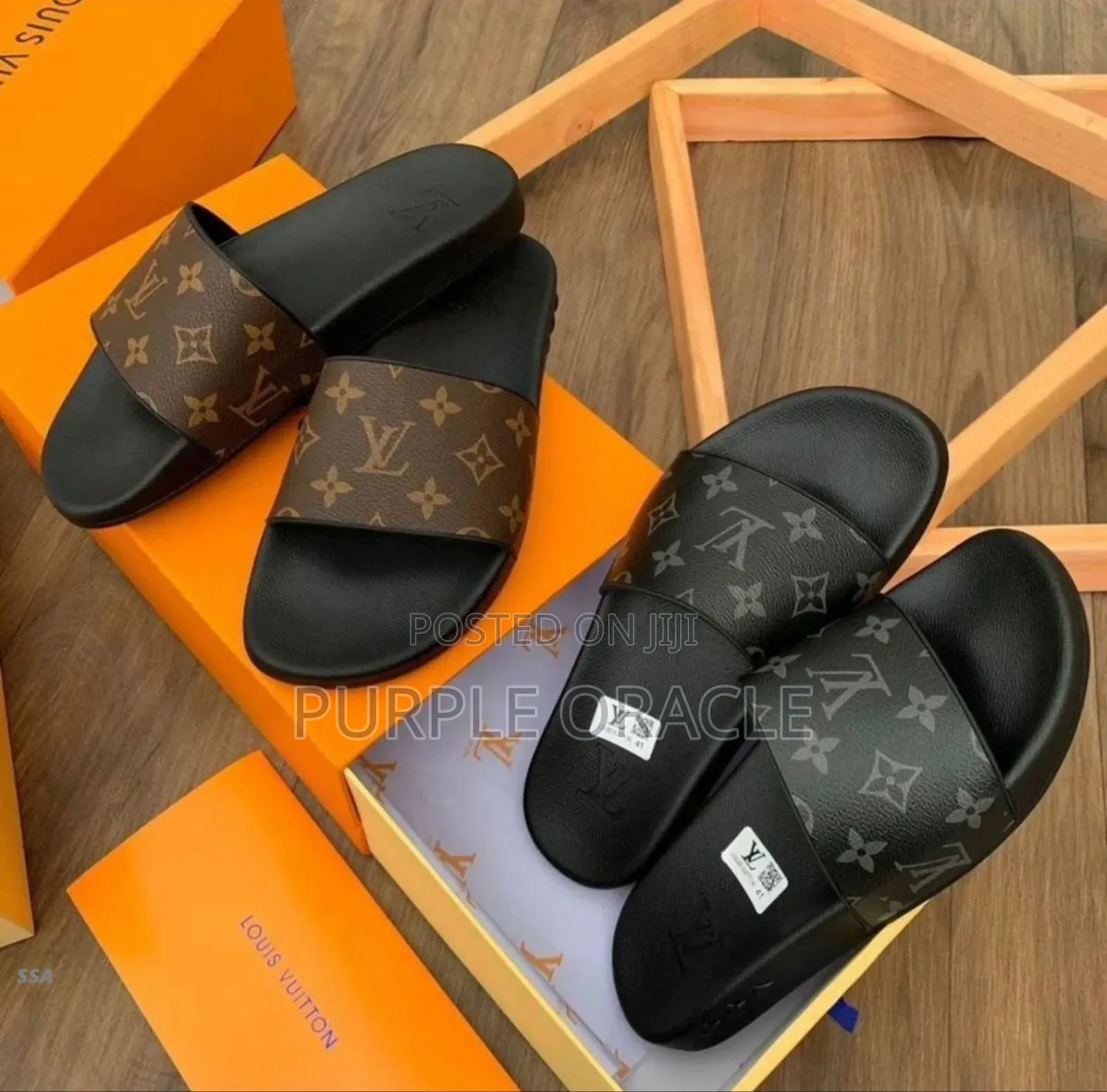 Louis Vuitton Slides for Gentlemen.