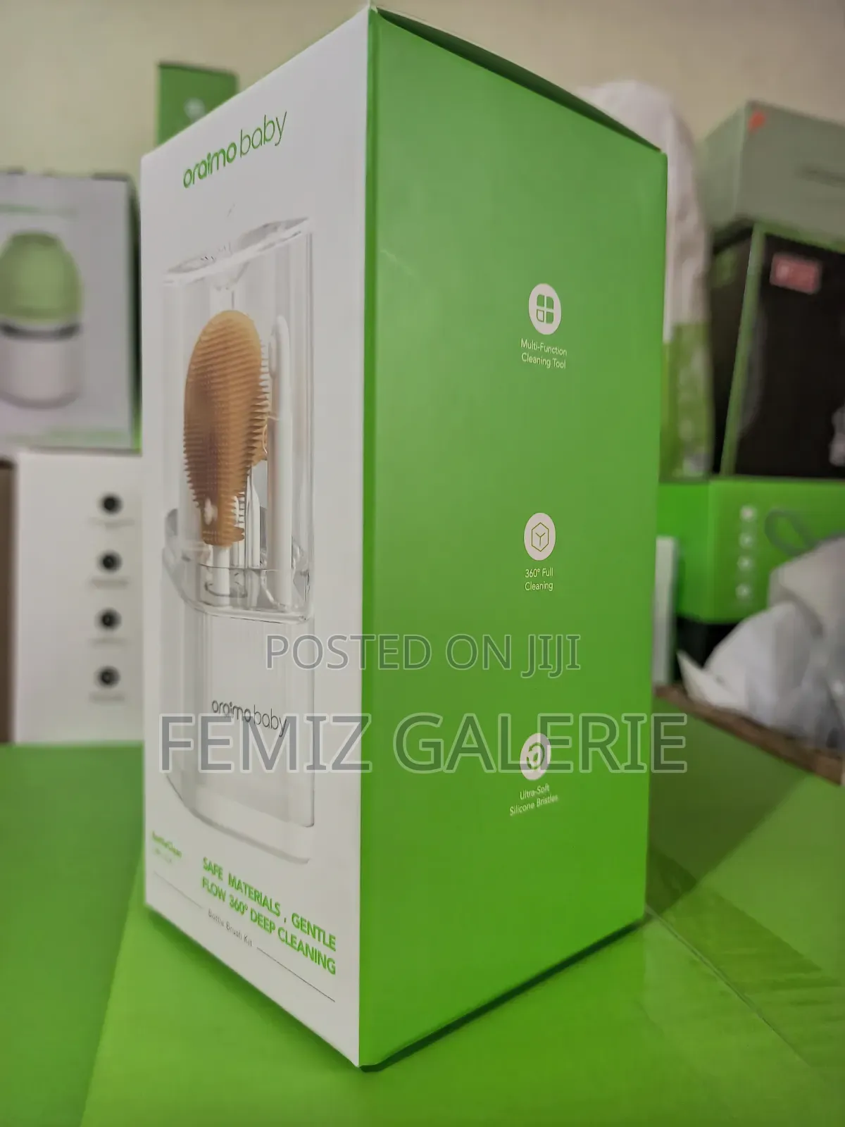 Oraimo Bottleclean Deep Cleaning Baby Bottle Brush Kit