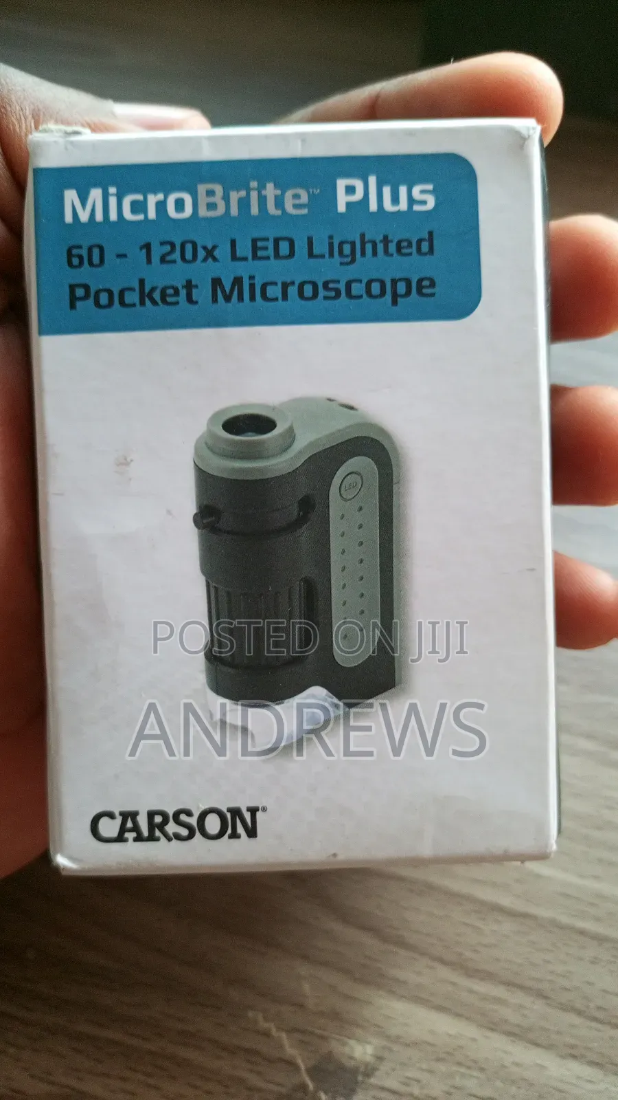 Carson Handheld Microscope – Portable Led Pocket Microscope