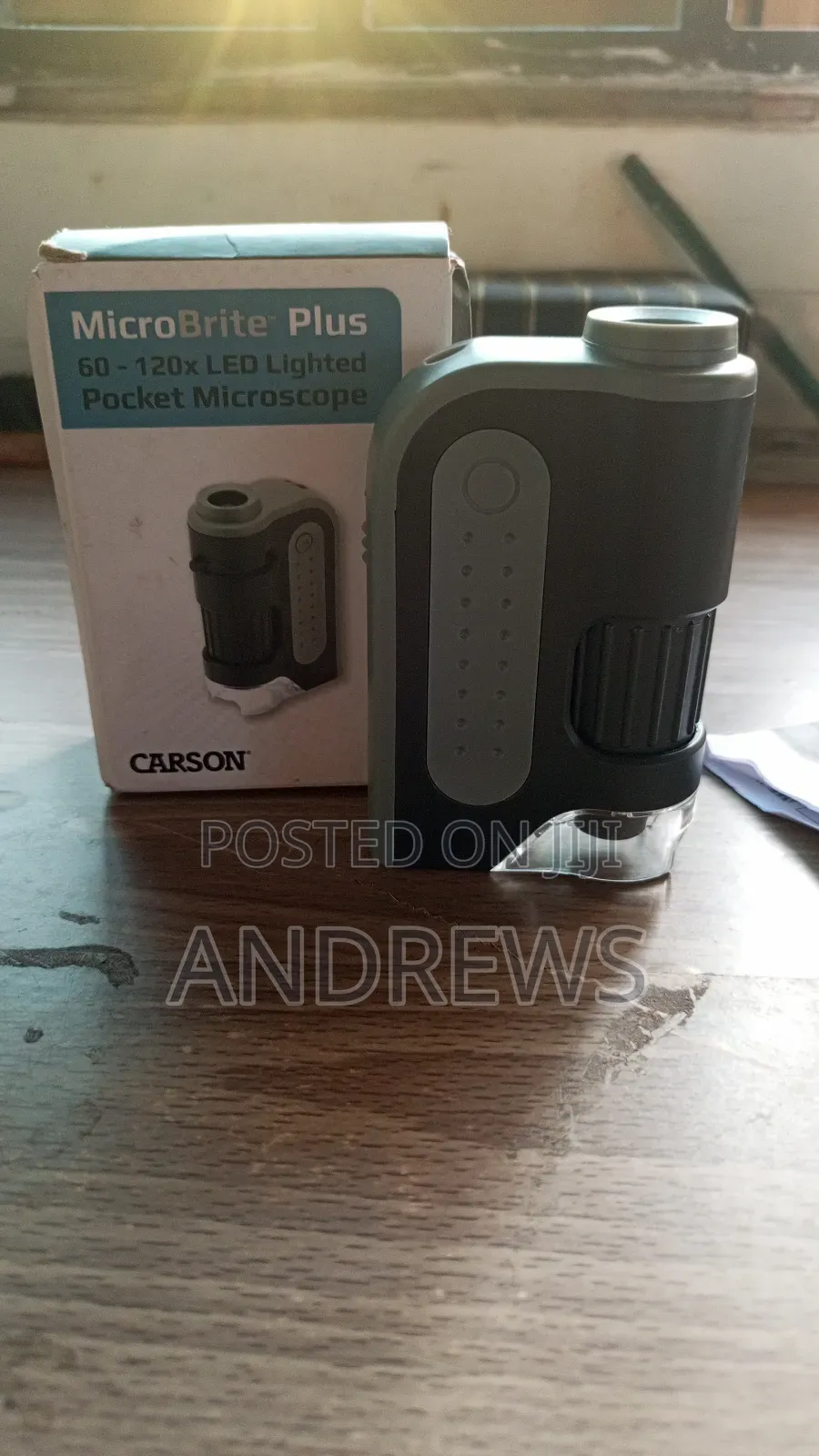 Carson Handheld Microscope – Portable Led Pocket Microscope