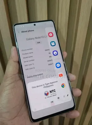 New Samsung Galaxy Note 10 Lite 128 GB Yellow
