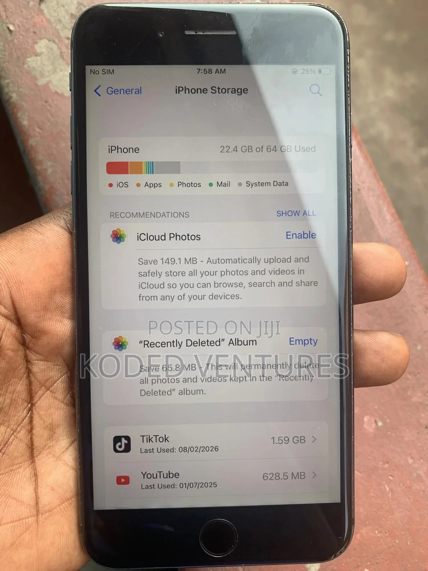 Apple iPhone 8 Plus 64 GB Black