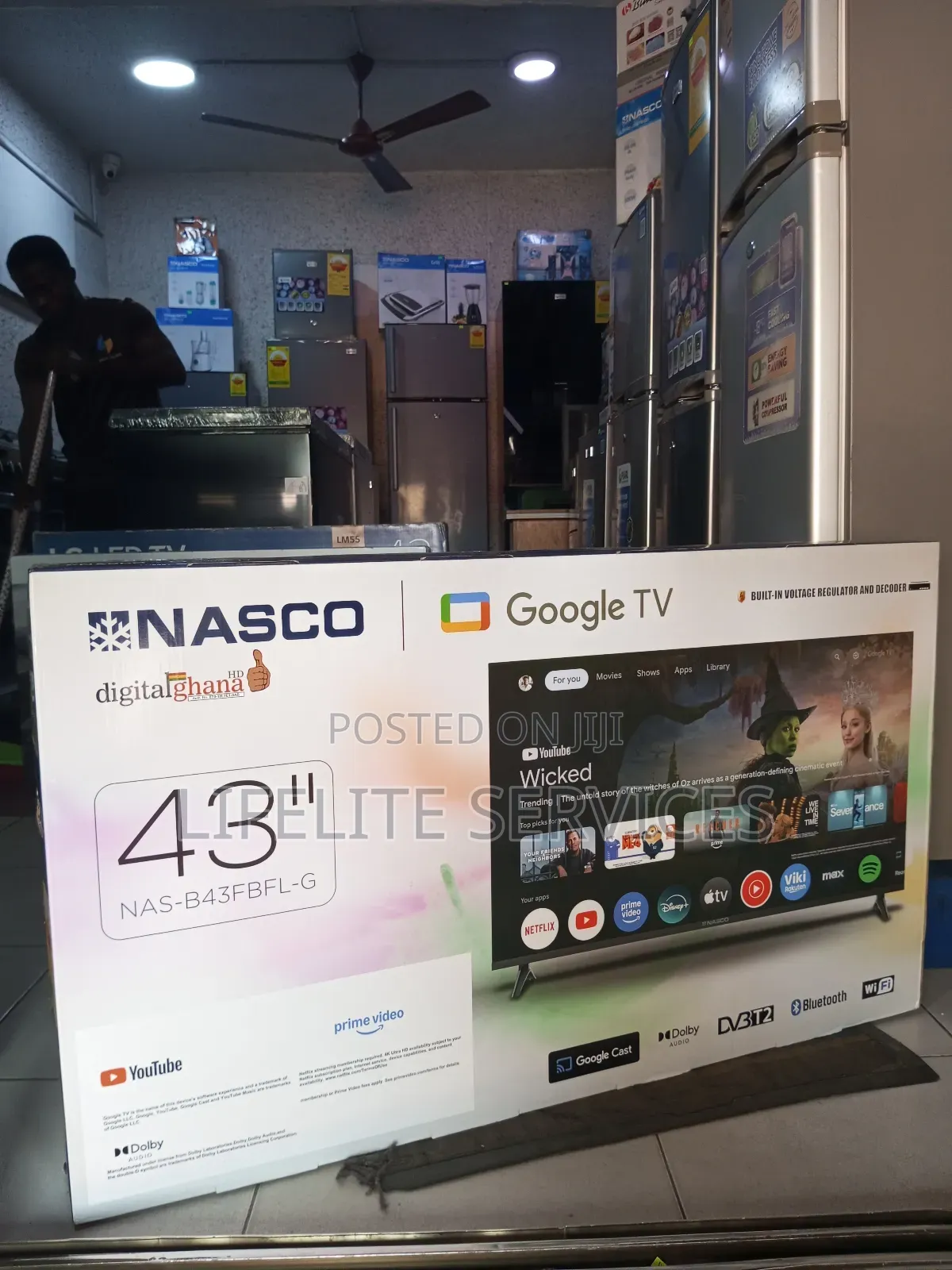 43" Tv Smart Android-nasco(Bluetooth)