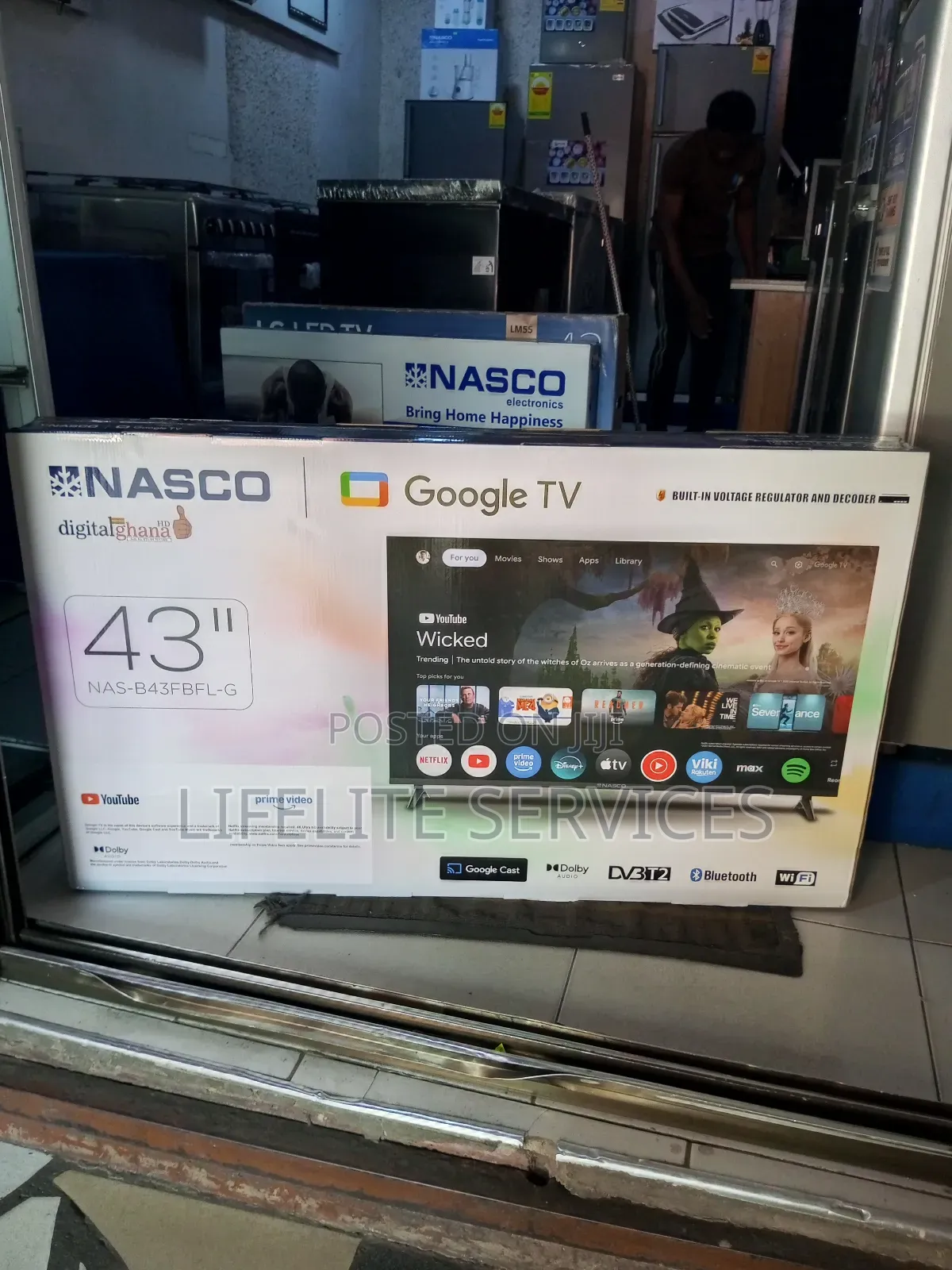 Android Tv - 43" Nasco Njoy Netflix