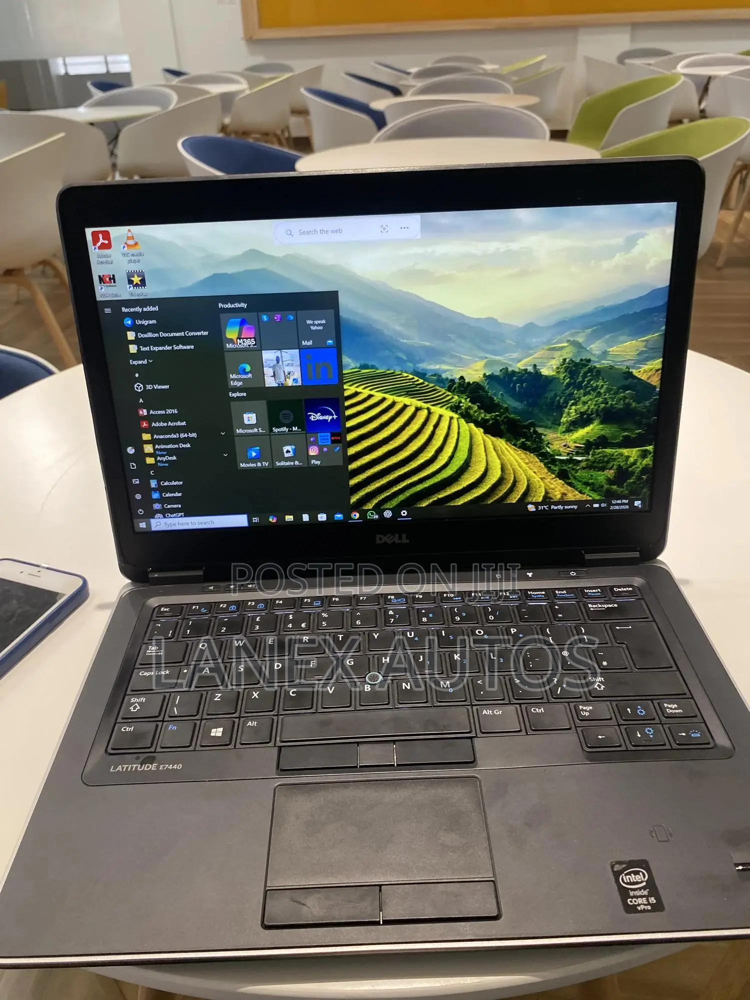 Laptop Dell Latitude 7400 8GB Intel Core i5 SSHD+SSD 256GB