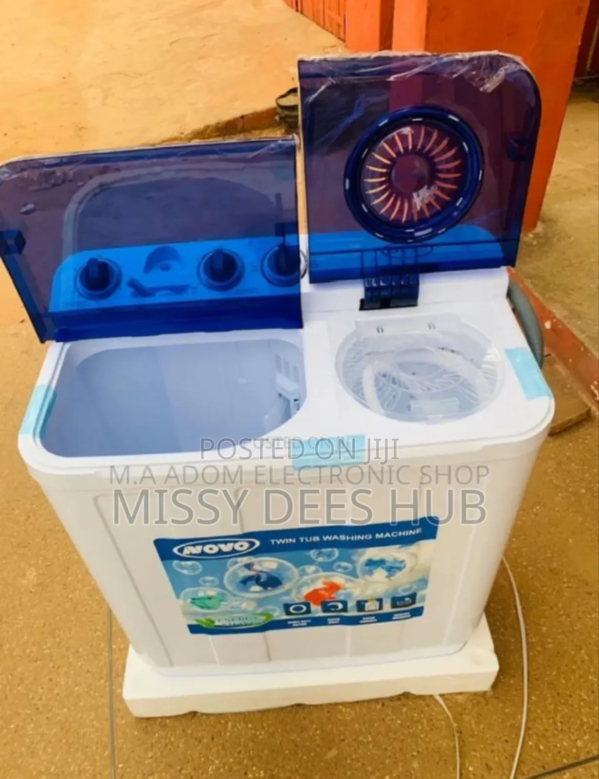 7kg Novo Twin Tub Washing Machine