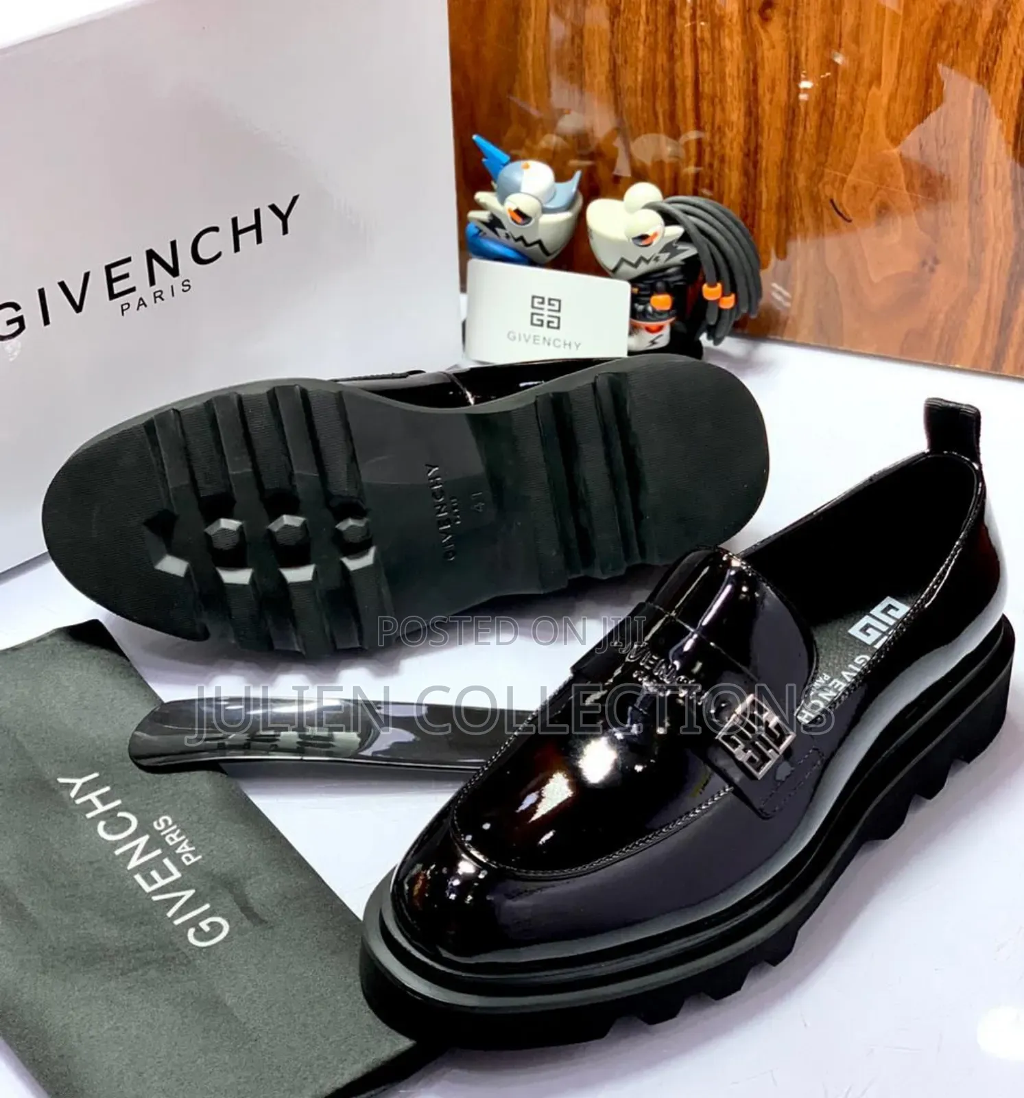 Givenchy Paris Derby Shoe Mirror Black