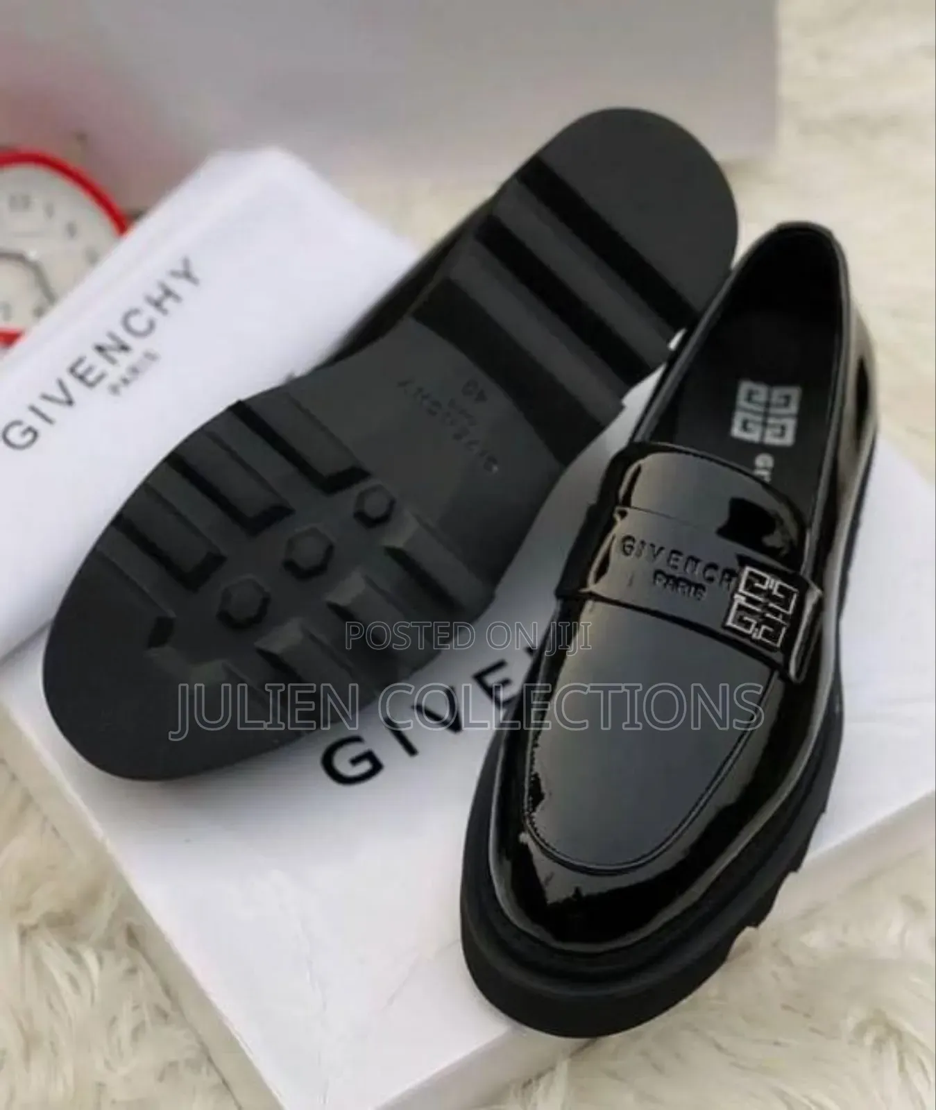 Givenchy Paris Derby Shoe Mirror Black