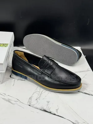Clarks Loafers Leather Shoe Brown and Black