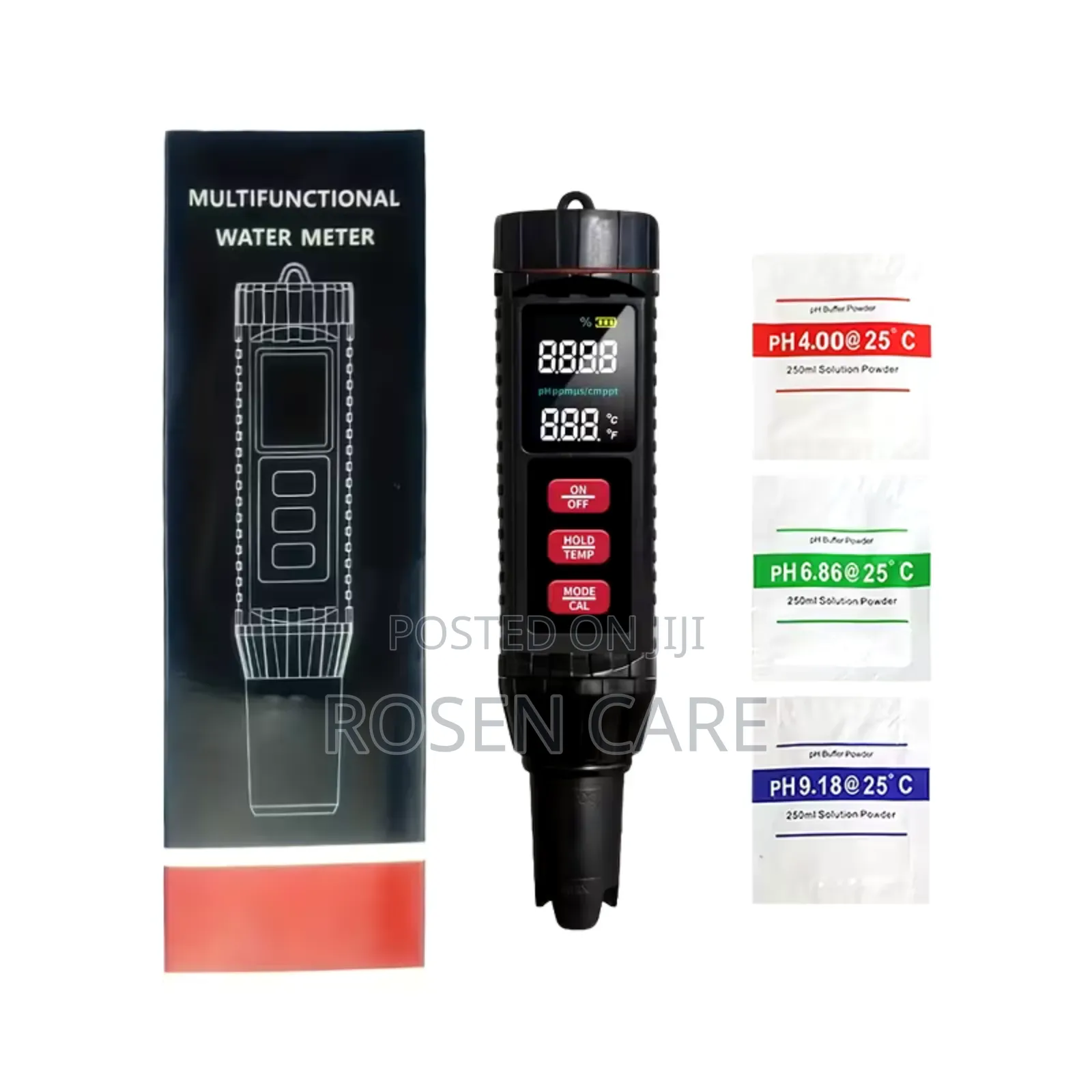 7-in-1 Tds, Ec, Ph Meter, Salt, Temps, S.G., Orp With Backlight in ...